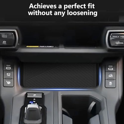 Silicone Liner Mat Compatible with for Toyota RAV4 2026 Anti-Slip Anti-Scratch Center Console Liner Pad Noise Reduction Center Console Liner Pad RAV4 Interior Accessories - size: RAV4-Center Cover-26