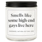 Gay Gifts for Men, Pride Gift for LGBTQ Boyfriend Husband Friend Brother, Funny Birthday Valentines Day Present Ideas - Lavender Scented Candle - style: Gay