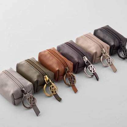Rein - The Recycled Vegan Leather Pouch Durable Heavy Duty Bag Holder, Leash Attachment Made With Sustainable Materials, Custom Hardware for Small, Medium & Large Dogs, Dappled Cashmere - color: Dappled Cashmere, size: One Size