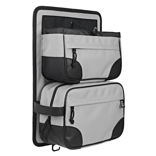 Living in a Bubble Wall Storage Organizer for Travel Trailer, Campervan, RV, and Motorhome - Durable Interior Wall-Mount Adhesive Storage Solution & Space Saver - Summit (Gray) - color: Gray