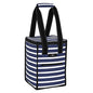 SCOUT Pleasure Chest - Soft, Lightweight, Insulated Cooler, Fits 5 Wine Bottles, Cooler for Beach, Pool, Boat, and Picnics - color: Nantucket Navy