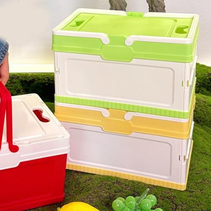 Portable Folding Storage Box for Camping Gear and Home Organization Easy to Carry Household Organization Case