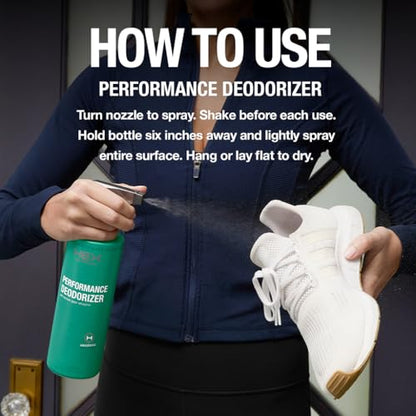 HEX Performance Deodorizing Spray, Fresh, 44oz (Pack of 2) - Awesome for Shoes, Gear, Activewear & Fabrics, Yoga Mats & Gym Equipment, Carpet, Pets, Odor Eliminator & Fabric Refresher Spray - size: 22 Fl Oz (Pack of 2)