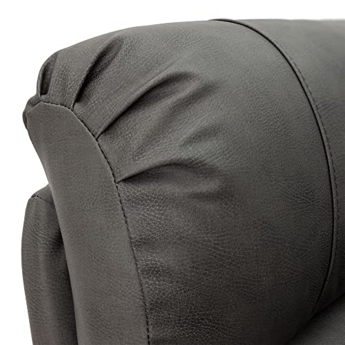 RecPro Charles RV Jackknife Sofa | Love Seat | Sleeper Sofa | Length Options 62", 68", 72" (72 Inch, Gunmetal) - color: Gunmetal, size: 72 Inch