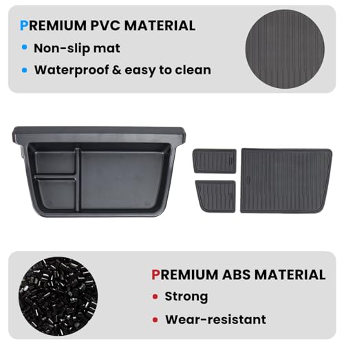 Center Console Dashboard Organizer Compatible with 2024 2025 2026 Toyota Tacoma / 2025 2026 4Runner Dash Organizer Tray Behind Screen Dashboard Interior Accessories(Only for 14-inch Screen) - size: 14 - Inch