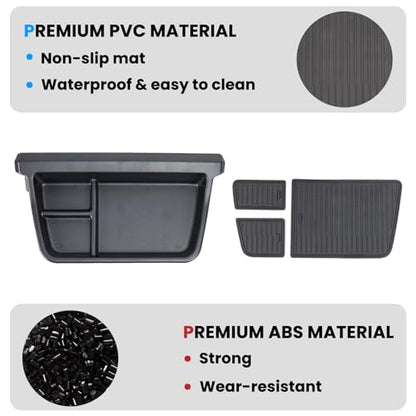 Center Console Dashboard Organizer Compatible with 2024 2025 2026 Toyota Tacoma / 2025 2026 4Runner Dash Organizer Tray Behind Screen Dashboard Interior Accessories(Only for 14-inch Screen) - size: 14 - Inch