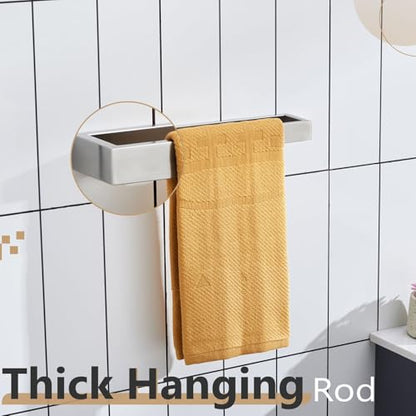 KOKOSIRI Towel Bar Brushed Nickel Hand Towel Hanger Holder 12-Inch Kitchen Rack Stainless Steel for Bathroom Hardware Wall Mount, 1 Pack B4008BR-L12 - color: Brushed Nickel, size: 12-Inch