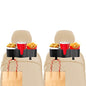 OUSHASAA 3-in-1 Car Headrest Backseat Organizer with 3.7" Backseat Cup Holder for Car, Seat Back Organizer with Hooks (2pc) - size: 2-PACKS