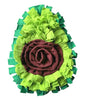 Ferret Cats Snuffle Mat Fleece Foraging Mats Interactive Feeding Toy Small Animal Rabbit Guinea Pig Rat Hamster Anti Slip Treat Dispenser Slow Feeder (Avocado) - color: Avocado