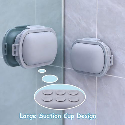 Silicone Travel Soap Case – Leakproof Bar Soap Holder with Lid, Shatterproof Soap Container for Bar Soap & Shampoo Bars, Travel Essentials for Camping, Gym, Hiking –2026 Version Violet 1Pack - color: Violet