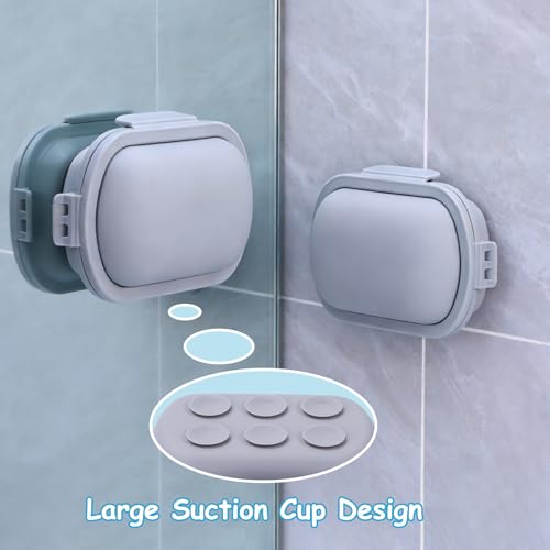 Silicone Travel Soap Case – Leakproof Bar Soap Holder with Lid, Shatterproof Soap Container for Bar Soap & Shampoo Bars, Travel Essentials for Camping, Gym, Hiking –2026 Version Blue1 Pack - color: Blue