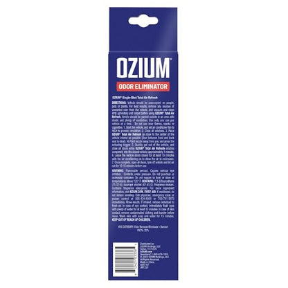 OZIUM® Air Freshener Odor Eliminator, 2oz Single Shot Total Air Refresh & Car Air Freshener – Original – 4 Pack