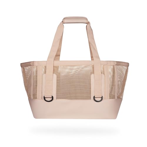 MISSION Boat Gear CASSI Heavy-Duty Outdoor Tote and Waterproof Marine-Grade Mesh Boat Bags - color: Sandstone, size: 50 Liter