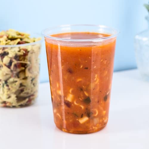 Karat 32oz PET Round Deli Container (117mm), FP-DC32-PET - 500 ct - size: 32oz