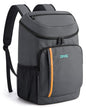 TOURIT Backpack Cooler Insulated 30 Cans, Lightweight Leak Proof Travel Cooler Bag, Soft Waterproof Cooler Backpack for Men Women, Camping Hiking Beach Travel Picnic - color: 01-Dark Gray