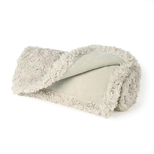 Kritter Planet Waterproof Reversible Pet Blanket for Small Dogs | 20 x 30 Inch, Washable Pet Protector for Crates, Pet Beds and Car Seats, Guards Against Fur, Dirt and Everyday Spills - color: Camel/Taupe, size: 30"x25"