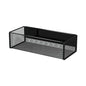 Magnetic Basket Organizer Holder for Fridge Magnetic Storage Bin Box Containers for Refrigerator Whiteboard Classroom (Large, Black) - style: Large, Black