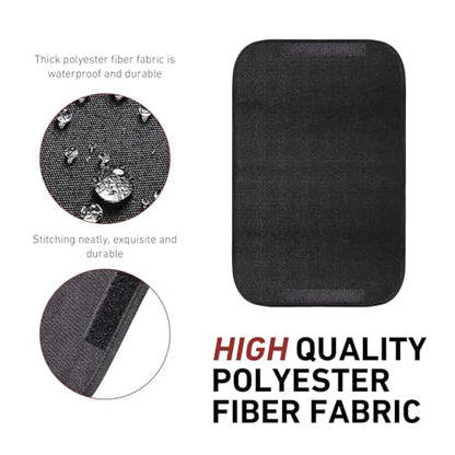 2 PCS RV Door Window Shade Covers, Sunproof Thermal Insulation Window Shades Cover, Windbreak Privacy Door Sunshade Accessories, for Campers, Travel Trailer, Motorhomes, Motorhome (Black)