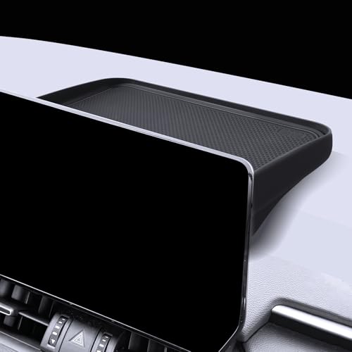 for RAV4 Dashboard Console Organizer 2019-2025 Toyota RAV4 Hybrid LE/XLE/Limited/Adventure/XLE Premium/TRD Off Road Accessories Behind Screen Organizer Storage Box Console Dash Tray - size: for 2019-2025 Toyota RAV4