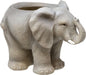 Spoontiques Decorative Flower Pots for Indoor and Outdoor Use – Hand Painted Resin Plant Pot – Home and Garden Décor (Elephant, 5" x 7.5" x 5.5") - style: Elephant