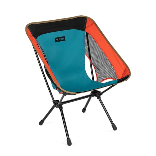 Helinox Chair One (re) High-Performance Camping Chair, Lightweight Compact Collapsible Outdoor Chairs, Backpacking, Picnic, Adventures, Heritage Multi Block - color: Heritage Multi Block