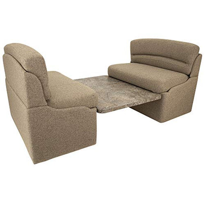 RecPro Charles 36" RV Dinette Booth | Luna Imperial | 1 Leg - color: Luna Imperial, size: 1 Leg