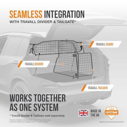 TRAVALL Compatible with Subaru Outback (2019+) Dog Car Barrier Guard Custom Fit Accessory Heavy Duty Steel Mesh Trunk Divider Safety Travel Premium Luggage Cargo Barrier Backseat Protection