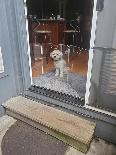 Pet Barrier (3-Panel) | Free-Standing Pet Gate | Foldable | Protect Your Indoor Living Spaces, Decorations, and Important Items from Pets | Made in The USA - size: 3-Panel