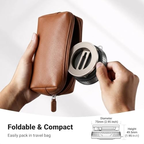 MagSafe Car Mount for iPhone 17/16/15/14/13/12, Magnetic Car Phone Holder with Vacuum Suction, Dual Lock 360° Adjustable Phone Mount for All Smartphones