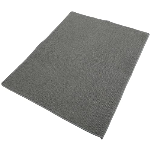 Lily's Home 19" x 15.5" Premium Microfiber Kitchen Counter Mat with Collapsible Rack Absorbent Dish Drying Mat for Sink Dishes Utensils Pots and Pans