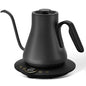 Cocinare Gooseneck Electric Kettle, ±1°F Precise Temperature Control, 1500W Fast Heating, Pour Over Coffee & Tea Kettle with Brew Timer & Keep Warm, Stainless Steel, 0.9L (Matte Black) - color: Matte Black
