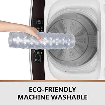 Upgrade Baby Bath Mat Non Slip Extra Long Bathtub Mat for Kids 40 X 16 Inch - Eco Friendly Bath Tub Mat with 200 Big Suction Cups,Machine Washable Shower Mat,Clear - color: Clear