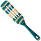Baltique Mykonos 13 Inch Wooden Slotted Spurtle Spatula – Colorful Layered Birch Cooking Utensil for Stirring, Mixing & Serving