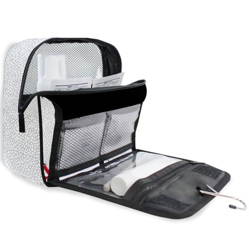 Baseball Lace Sport Theme Hanging Toiletry Makeup Bag Travel Organizers Toiletries Cosmetics Bag for Men Women - color: Baseball