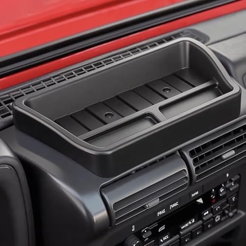 LIUQING Center Console Dash Tray for 1997-2006 Jeep Wrangler TJ Dashboard Storage Box Organizer Interior Accessories