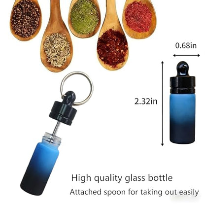 Travel Spice Kit, Airtight Spice Containers, Portable Travel Spice Containers, Mini Spice Dispenser for Seasoning Storage