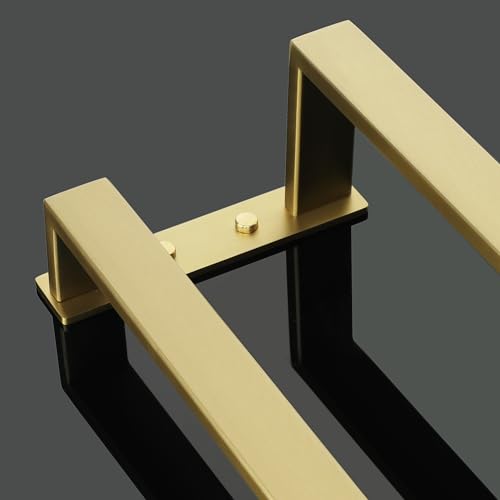 Alise Double Towel Bar, 24" Towel Racks for Bathroom Wall Mounted SUS304 Stainless Steel, Heavy Duty Bathroom Towel Holder, Quick Drying Towel Hanger, Brushed Gold - color: Gold, size: 24-inch