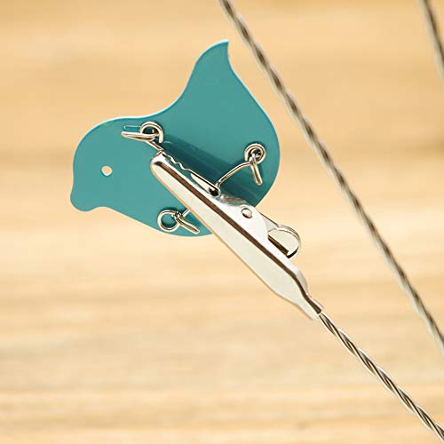 8-Branch Family Tree Picture Frame Holder, Card Photo Clips Holder Desk Stand for Memo Paper Note Photo Christmas Wedding Card Display (Blue Bird) - style: Bird