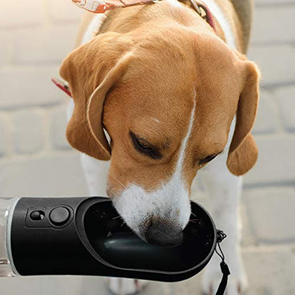 Portable PET Travel DOG on-the-go CAT WATER BOTTLE. Best Leak-Proof Water fountain for small cats, dogs. 12oz - color: Generic