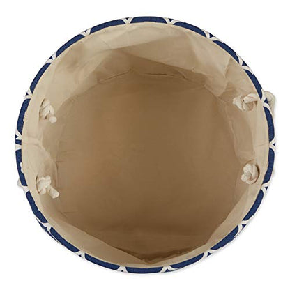 Bone Dry 6192 Pet Storage Collection Lattice Paw Print, Medium Round, Nautical Blue - color: Nautical Blue, size: Medium Round