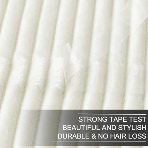 Richave Cuddly Blanket,Premium Lightweight Anti-Static Fluffy Fleece Travel Throw, Blanket with Striped Pattern, 50x60 Inches, Cream - color: Cream, size: Travel (50-Inch-by-61-Inch)