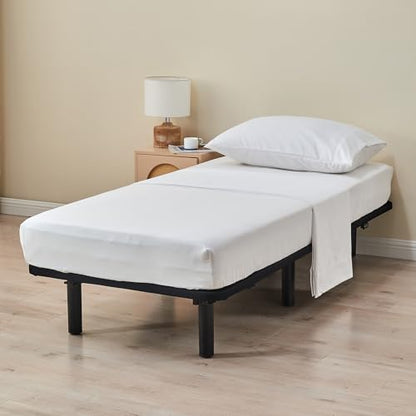 Kingnex 30x75x9 RV Bunk Sheets Set for Narrow Twin Bed Soft Brushed 1800 Microfiber 3 Piece Bedding Set Includes 1 Cot Size Fitted Sheet 1 Flat Sheet 1 Pillowcase Cot White - color: White, size: Cot 30x75 RV Bunk Set