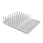 OXO Good Grips Compact Dish Rack, Biscuit, 13-3/4" x 10-3/8" x 3-1/2" h for Storage - size: 13-3/4" x 10-3/8" x 3-1/2" h