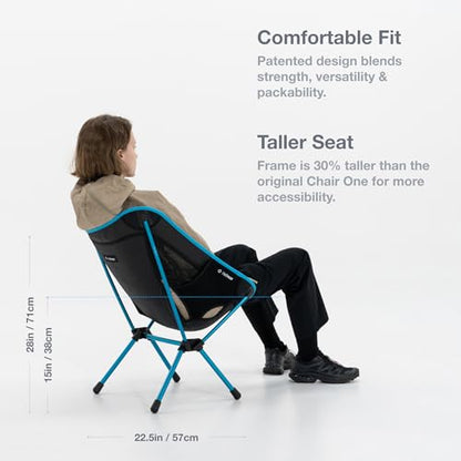 Helinox Chair One (re) High-Performance Camping Chair, 1.97lbs, Lightweight Compact Collapsible Outdoor Chairs, Backpacking, Picnic, Adventures, Xray Tiger Camo - color: Xray Tiger Camo