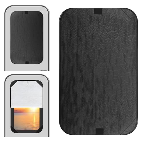RV Door Window Shade Cover 16"x25" - Foldable UV Blocking & Privacy Blackout Shield with Hook-Loop Fastener, Waterproof Camper Trailer Motorhome Accessories - size: 16"x25"