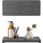 2PCS Water Absorbing Stone Tray, Fast Drying Stone Sink Tray, Water Absorbent Diatomite Trays, Stones Soap Trays, Diatomite Coasters for Kitchen Sink Bathroom Counter, Hand Soap Dish & Holders - color: 2pcs 21×10cm Dark Gray Wave