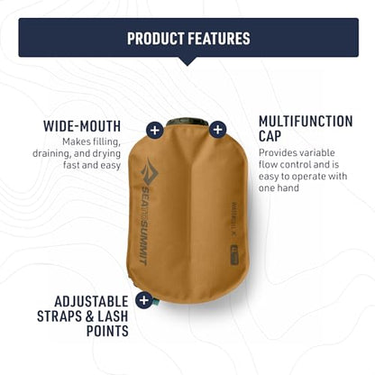Sea to Summit Watercell X Lightweight Camping Water Storage/Dispenser and Shower - style: 6 Liter