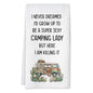 Camping Kitchen Towels 16x24 Waffle Weave, I Never Dreamed I’d Grow Up to Be a Super Sexy Camping Lady Dish Towels, Camp RV Gifts for Women, Gifts for Campers -A04 - color: Camping_04
