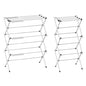 Foldable Drying Rack Clothing,Clothes Drying Rack Folding Indoor and Outdoor Rack,Laundry Drying Rack Collapsible-Black White - color: Black