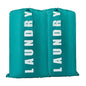 2 Pack XL Travel Laundry Bag, Dirty Clothes Organizer with Drawstring, Large Enough to Hold 4 Loads of Laundry， Easy Fit a Laundry Hamper or Basket，24" x 36" - color: Blue and Blue